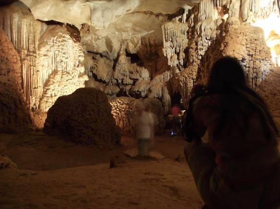Formações da caverna do Parque Nacional de Ubajara - CE (foto de America Sin Fronteras)